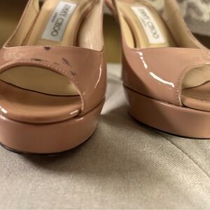 Jimmy Choo nude platform 35